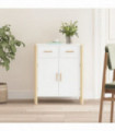 Sideboard White 62x38x75 cm Engineered Wood