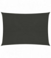 Sunshade Sail 160 g/m² Anthracite 2.5x3.5 m HDPE