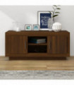 TV Cabinet Brown Oak 102x35x45 cm Engineered Wood