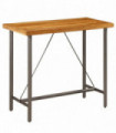 vidaXL Bar Table Solid Reclaimed Teak 120x58x106 cm