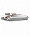 vidaXL Bed Frame Grey Sonoma 180x200 cm Super King Engineered Wood