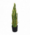 55cm Artificial Sansevieria Yellow Green Indoor Plant