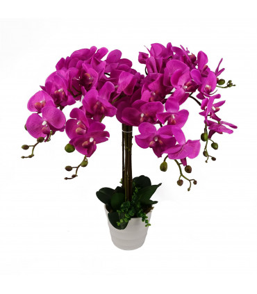85cm Artificial Deluxe XL Orchid - Dark Pink
