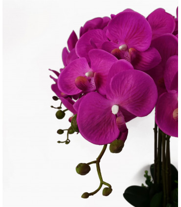 85cm Artificial Deluxe XL Orchid - Dark Pink