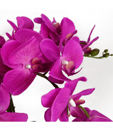 85cm Artificial Deluxe XL Orchid - Dark Pink