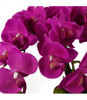 85cm Artificial Deluxe XL Orchid - Dark Pink