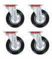 vidaXL 12 pcs Swivel Casters 160 mm