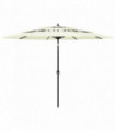 3-Tier Parasol with Aluminium Pole Sand 3 m