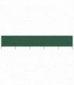 5-panel Wind Screen Fabric 600x160 cm Green