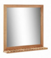 Bathroom Mirror 60x12x62 cm  Solid Walnut Wood