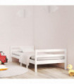 Bed Frame White 90x190 cm 3FT Single Solid Wood Pine