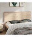 Bed Headboard 204x6x82.5 cm Solid Wood Pine