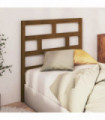 Bed Headboard Honey Brown 96x4x100 cm Solid Wood Pine