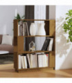 Book Cabinet/Room Divider Honey Brown 80x25x101 cm Solid Wood