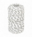 vidaXL Braided Boat Rope White 2 mmx500 m Polyester