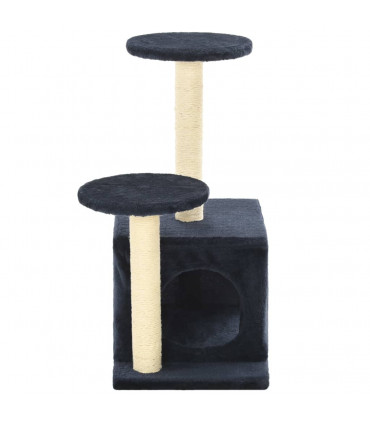 Cat Tree with Sisal Scratching Posts 60 cm Dark Blue
