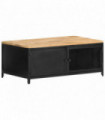 Coffee Table 90x50x37 cm Solid Rough Mango Wood