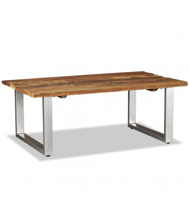 Coffee Table Solid Reclaimed Wood 100x60x38 cm