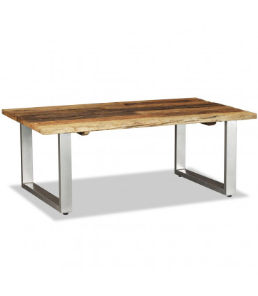 Coffee Table Solid Reclaimed Wood 100x60x38 cm