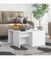 Coffee Tables 4 pcs White 33x33x33 cm Chipboard
