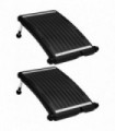 Curved Pool Solar Heating Panels 2 pcs 72.5x46 cm