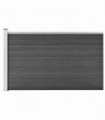 Fence Panel WPC 175x105 cm Black