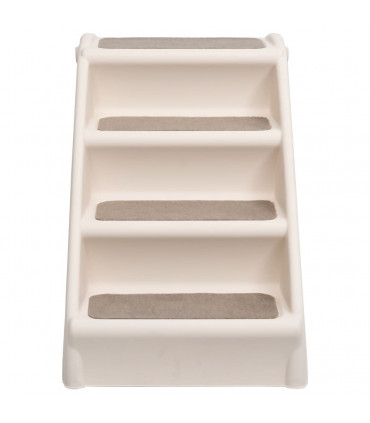 Folding Dog Stairs Cream 62x40x49.5 cm
