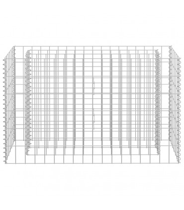 Gabion Raised Bed Galvanised Steel 90x30x60 cm