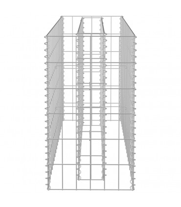 Gabion Raised Bed Galvanised Steel 90x30x60 cm