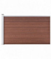 Garden Fence WPC 175x105 cm Brown