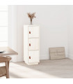 Highboard White 34x40x108.5 cm Solid Wood Pine