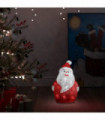 LED Christmas Acrylic Santa Figure Indoor and Outdoor 28cm