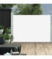 Patio Retractable Side Awning 100x500 cm Cream