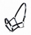 Real Leather Headcollar Stable Halter Adjustable Brown Full