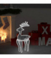 Reindeer Christmas Decoration with Mesh 306 LEDs 60x24x89cm