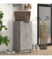 Shoe Cabinet Concrete Grey 30x35x70 cm Engineered Wood