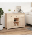 Sideboard 100x35x74,5 cm Solid Wood Pine
