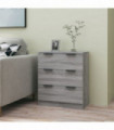 Sideboard Grey Sonoma 60x30x70 cm Engineered Wood