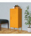 Storage Cabinet Mustard Yellow 42.5x35x101.5 cm Steel