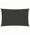 Sunshade Sail 160 g/m² Anthracite 3x4 m HDPE