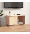 TV Cabinet 74x35x44 cm Solid Wood Pine