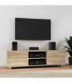 TV Cabinet Sonoma Oak 140x40.5x35 cm Engineered Wood