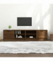 TV Cabinets 2 pcs Brown Oak 80x35x36.5 cm Engineered Wood