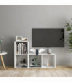 TV Cabinets 2 pcs White 72x35x36.5 cm Engineered Wood