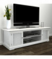 TV Stand White Wood