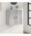 Wall Cabinet Grey Sonoma 60x31x60 cm Engineered Wood