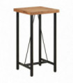vidaXL Bar Table 55x55x107 cm Solid Wood Acacia and Iron
