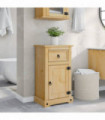 vidaXL Bathroom Cabinet Corona 45x33x80 cm Solid Wood Pine