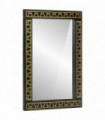 vidaXL Bathroom Mirror 50x70x2.5 cm Solid Wood Mango and Glass