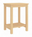 Bedside Cabinet Light Wood 35x30x47 cm Solid Pinewood